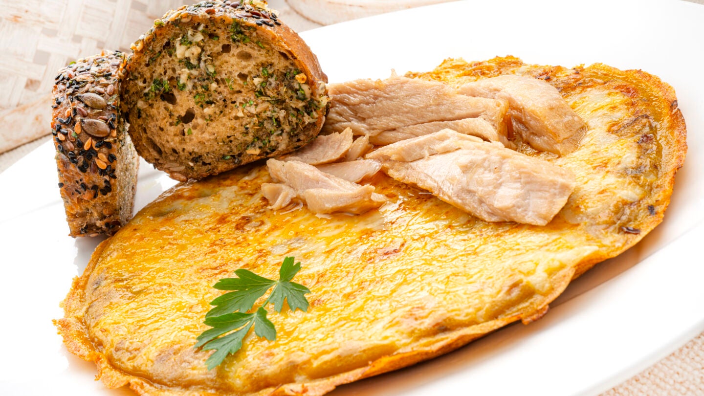 Receta de Tortilla de pisto gratinada 