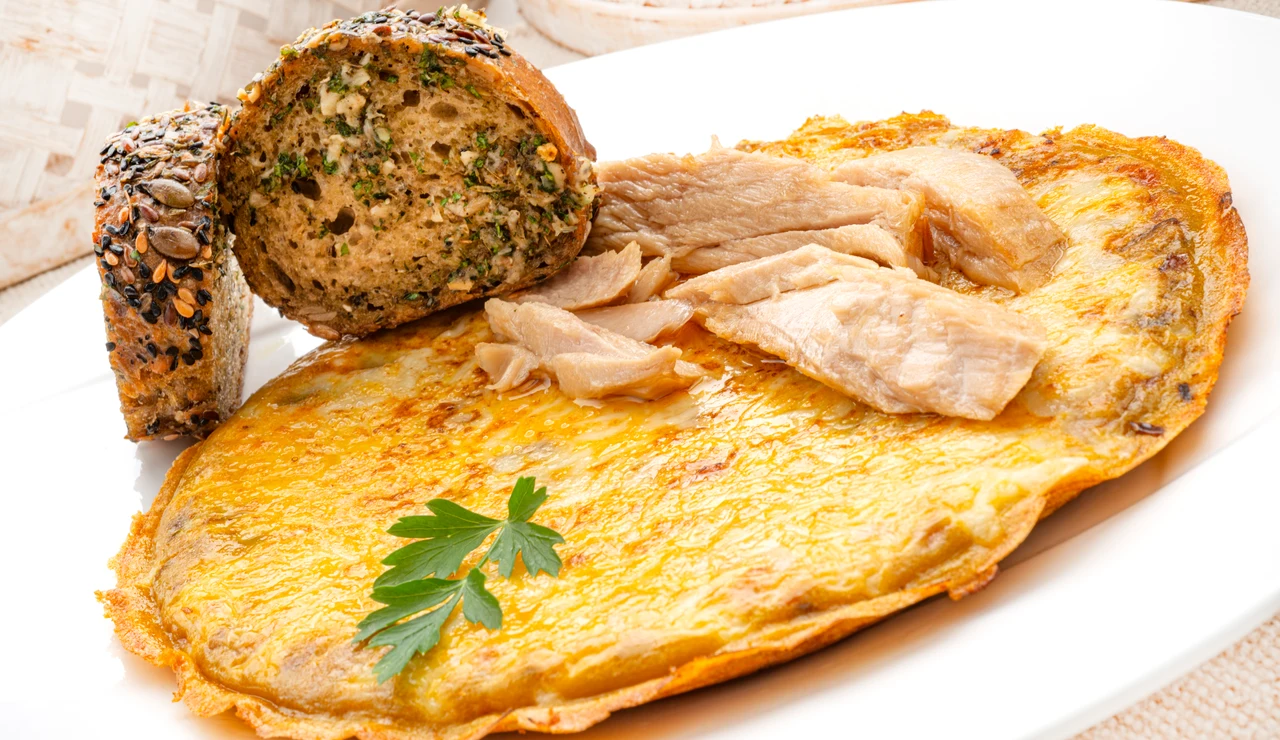 Receta de Tortilla de pisto gratinada