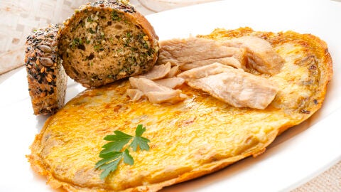 Receta de Tortilla de pisto gratinada 