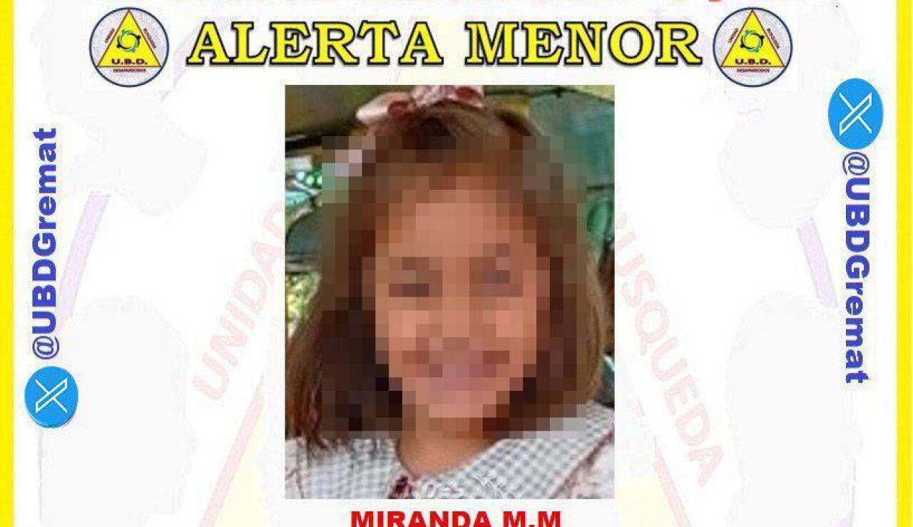 Localizan a Miranda, la ni&ntilde;a de 5 a&ntilde;os que desapareci&oacute; hace tres meses cuando su familia biol&oacute;gica se la llev&oacute; sin dejar rastro