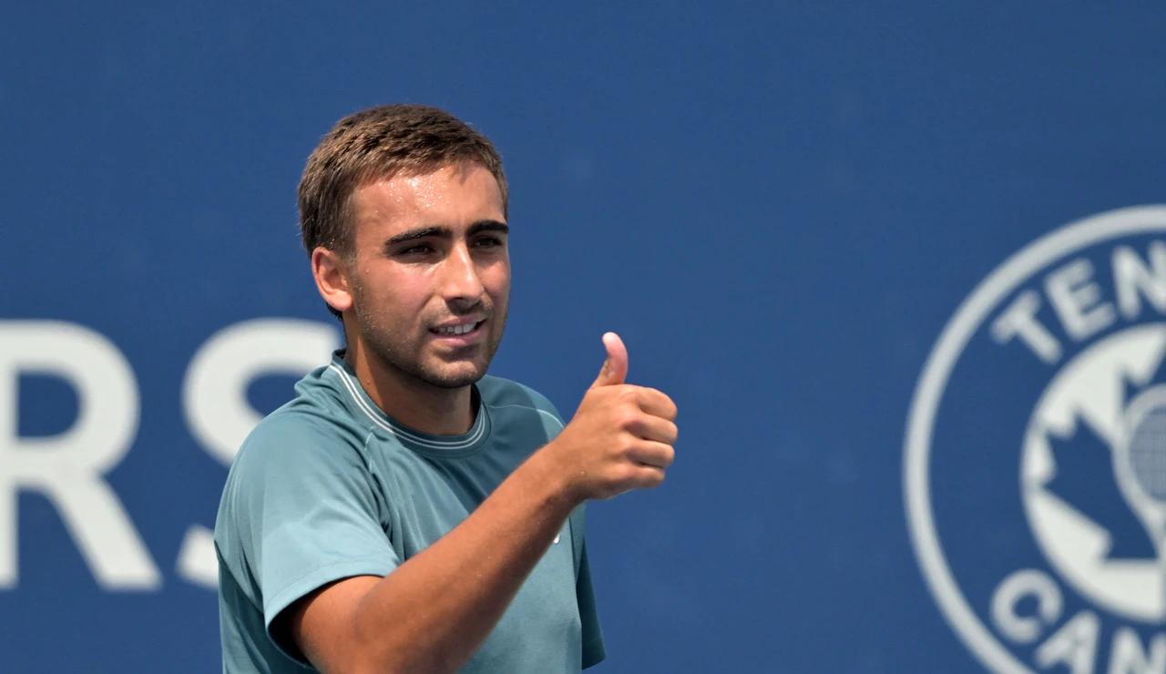 Dani Mérida durante el torneo de Montreal