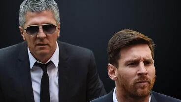 El padre de Messi junto al astro argentino