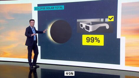 Ver el eclipse al 99,9% o al 100%: la d&eacute;cima que marca la diferencia, explicada por C&eacute;sar Gonzalo
