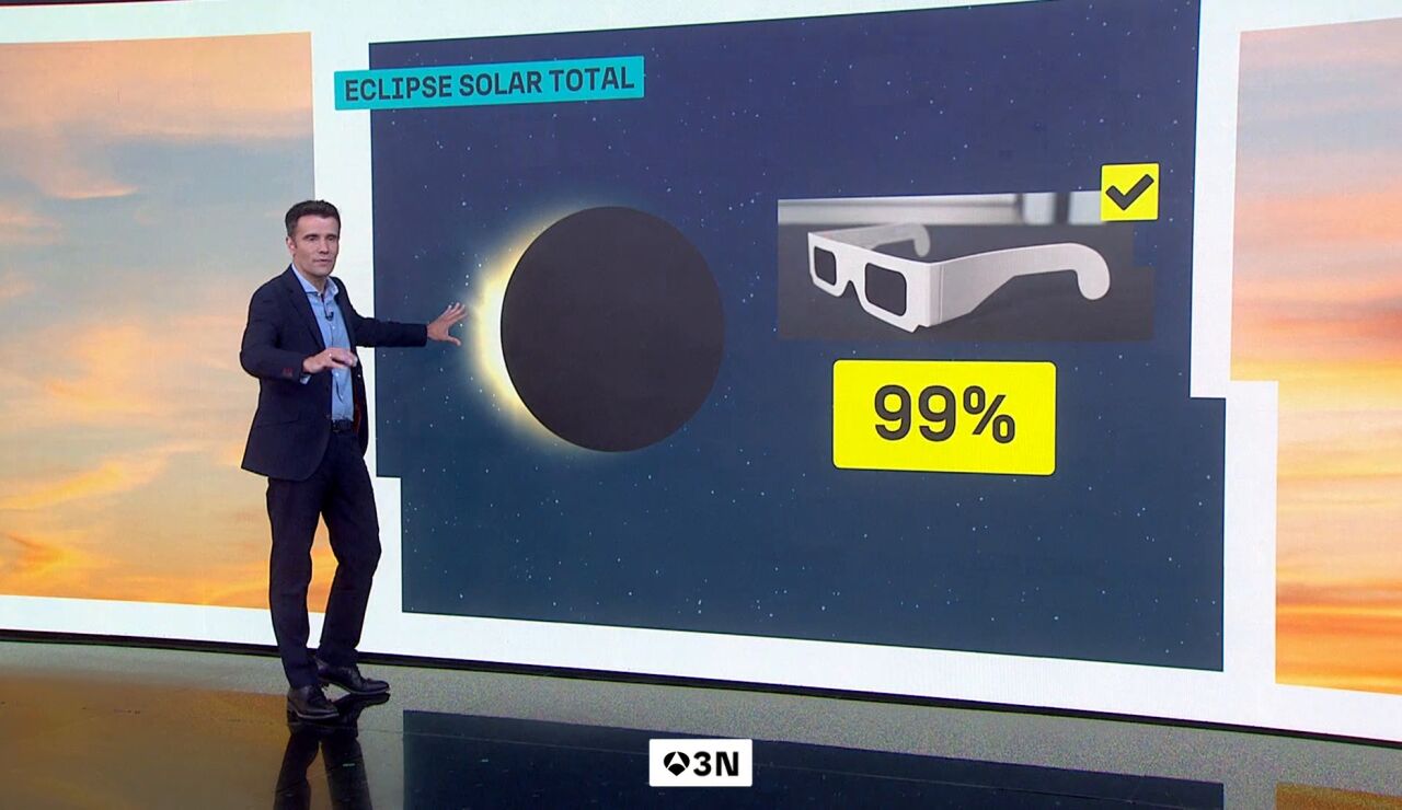 Ver el eclipse al 99,9% o al 100%: la d&eacute;cima que marca la diferencia, explicada por C&eacute;sar Gonzalo