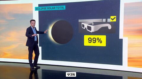 Ver el eclipse al 99,9% o al 100%: la d&eacute;cima que marca la diferencia, explicada por C&eacute;sar Gonzalo