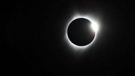 Imagen de un eclipse solar 