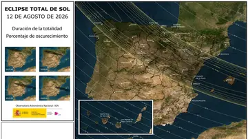 A qué hora comienza el eclipse total del sol del 12 de agosto en cada ciudad de España y cuándo durará A qué hora comienza el eclipse total del sol del 12 de agosto en cada ciudad de España y cuándo durará