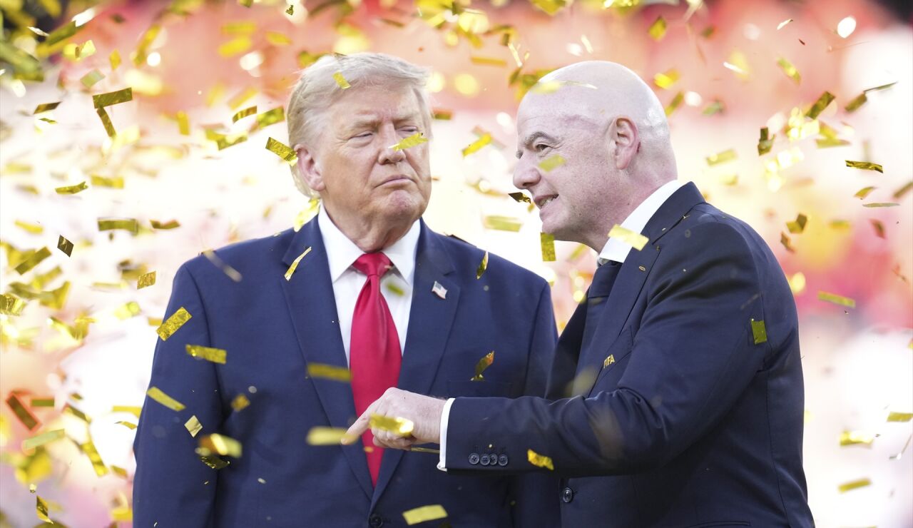 Donald Trump y Gianni Infantino