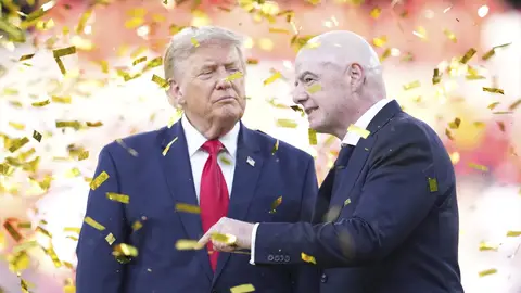 Donald Trump y Gianni Infantino Donald Trump y Gianni Infantino