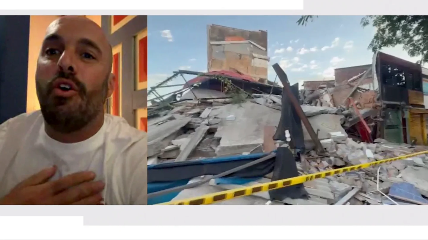 Orlando Hernández, turista español en Colombia, explica su experiencia en el terremoto. Orlando Hernández, turista español en Colombia, explica su experiencia en el terremoto.