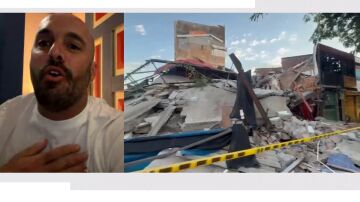 Orlando Hern&aacute;ndez, turista espa&ntilde;ol en Colombia, explica su experiencia en el terremoto.