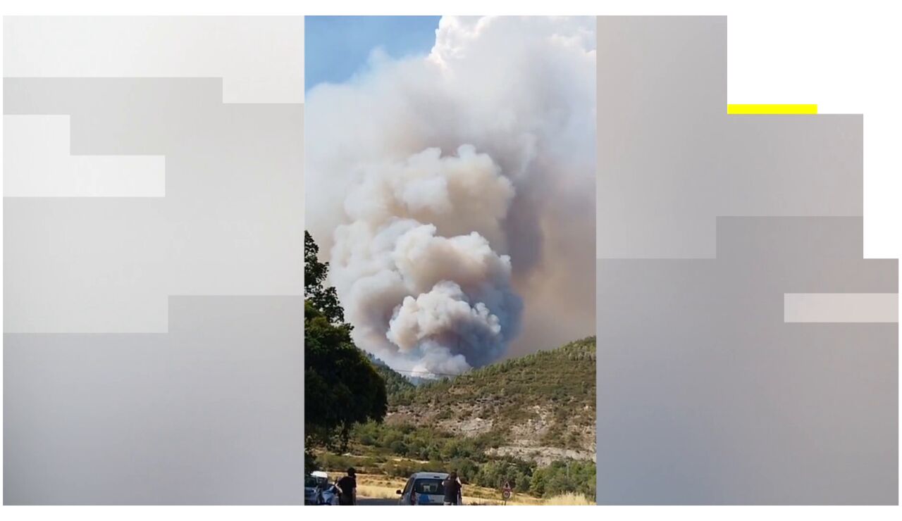 Incendio en Huesca