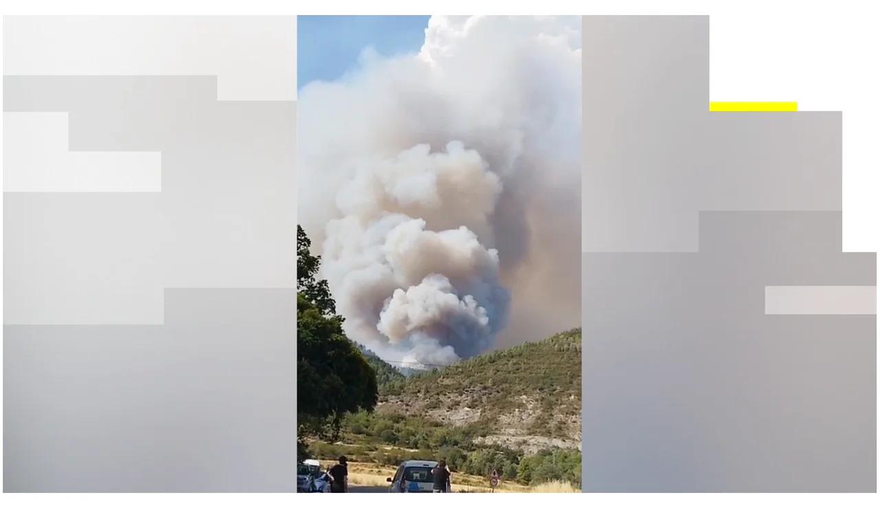 Incendio en Huesca