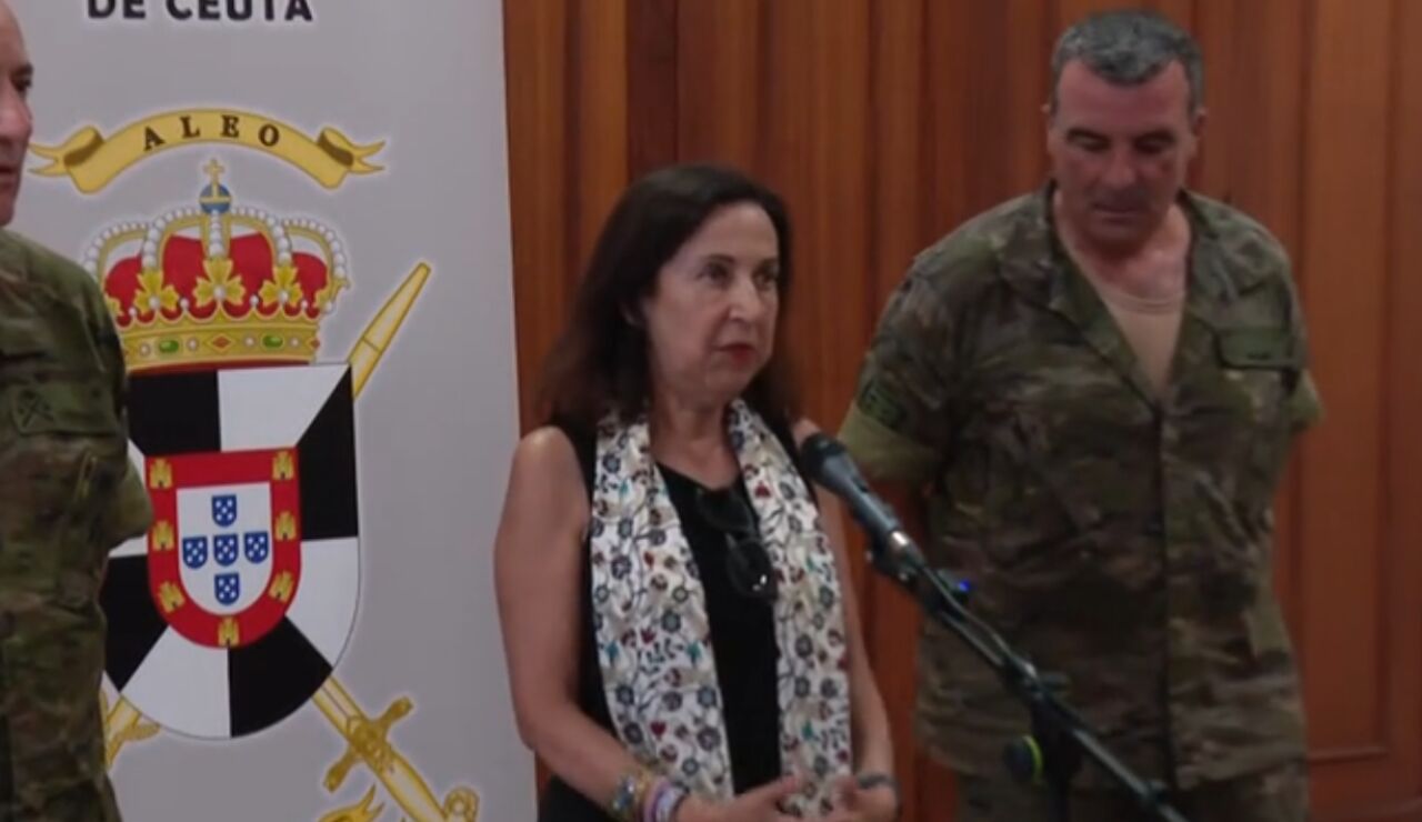 Margarita Robles tras la crisis migratoria en Ceuta: &ldquo;Ceuta y Melilla no se tocan&rdquo;