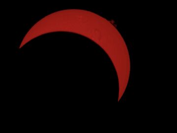 Eclipse solar a las 20:20