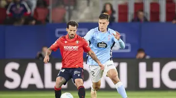 Imagen de archivo de un Osasuna-Celta Imagen de archivo de un Osasuna-Celta