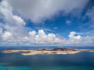 Imagen de la isla de La Graciosa Imagen de la isla de La Graciosa