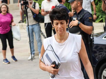 La ministra de Inclusi&oacute;n, Seguridad Social y Migraciones y portavoz del Gobierno, Elma Saiz, a su llegada a una reuni&oacute;n con el presidente de la Ciudad Aut&oacute;noma de Ceuta