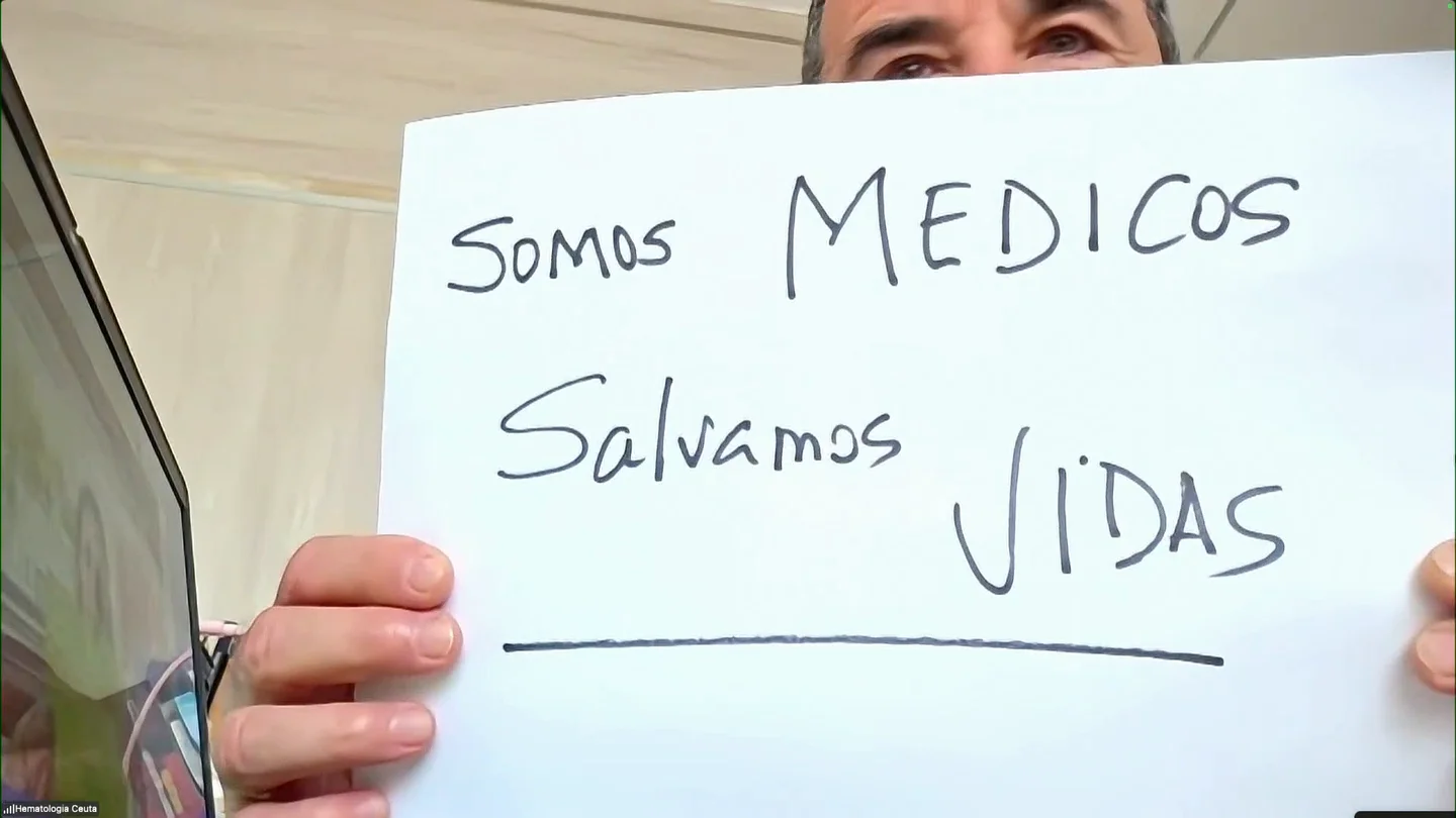 "Somos médicos, salvamos vidas": El marido de Guadalupe recoge su testigo "Somos médicos, salvamos vidas": El marido de Guadalupe recoge su testigo