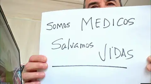 "Somos médicos, salvamos vidas": El marido de Guadalupe recoge su testigo "Somos médicos, salvamos vidas": El marido de Guadalupe recoge su testigo