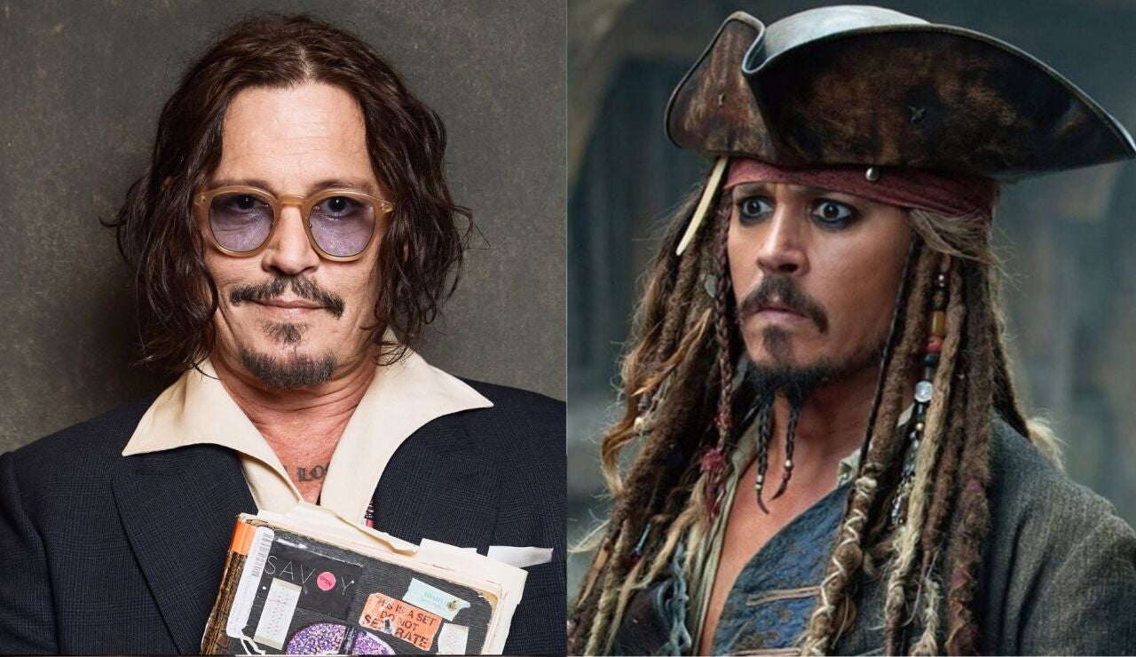 Johnny Depp I Jack Sparrow en Piratas del caribe