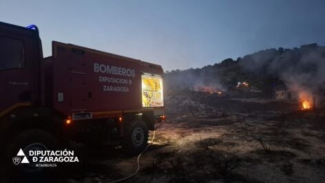 Imagen de archivo del incendio de Huesca.