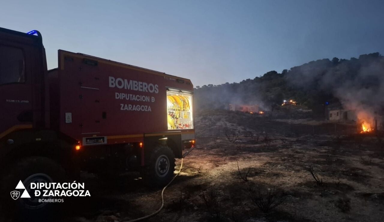 Imagen de archivo del incendio de Huesca.