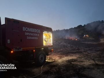 Imagen de archivo del incendio de Huesca.