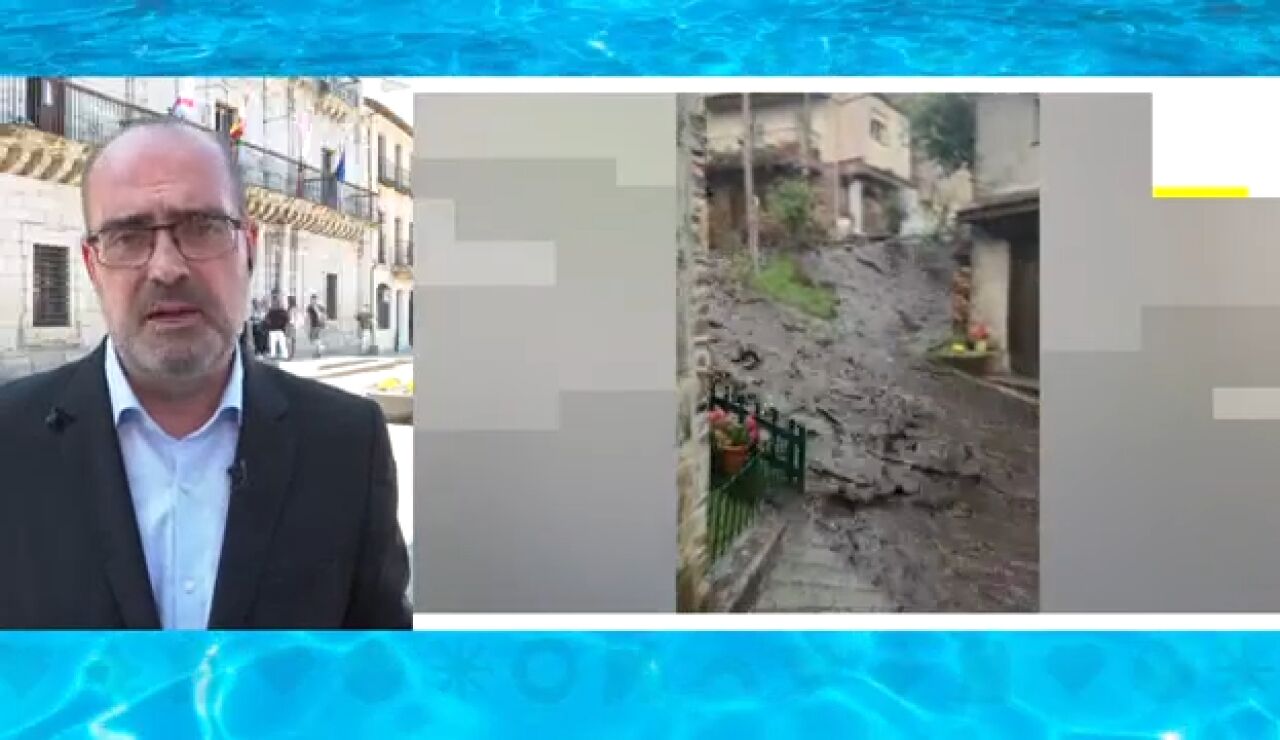 El alcalde de Ponferrada lamenta las p&eacute;rdidas tras la riada mortal