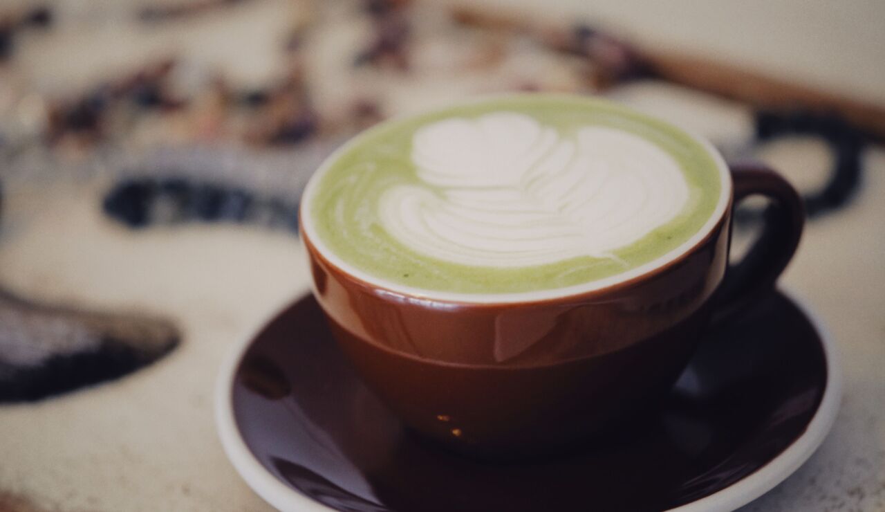 Imagen de un t&eacute; matcha