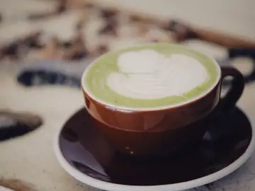 Imagen de un té matcha Imagen de un té matcha
