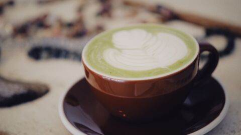 Imagen de un t&eacute; matcha