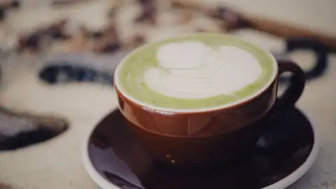Imagen de un té matcha Imagen de un té matcha