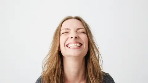 Mujer sonriendo Mujer sonriendo