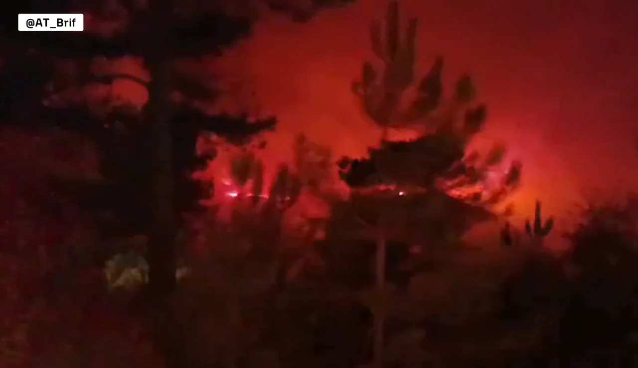 Incendio en las Hurdes