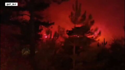 Incendio en las Hurdes