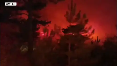 Incendio en las Hurdes Incendio en las Hurdes