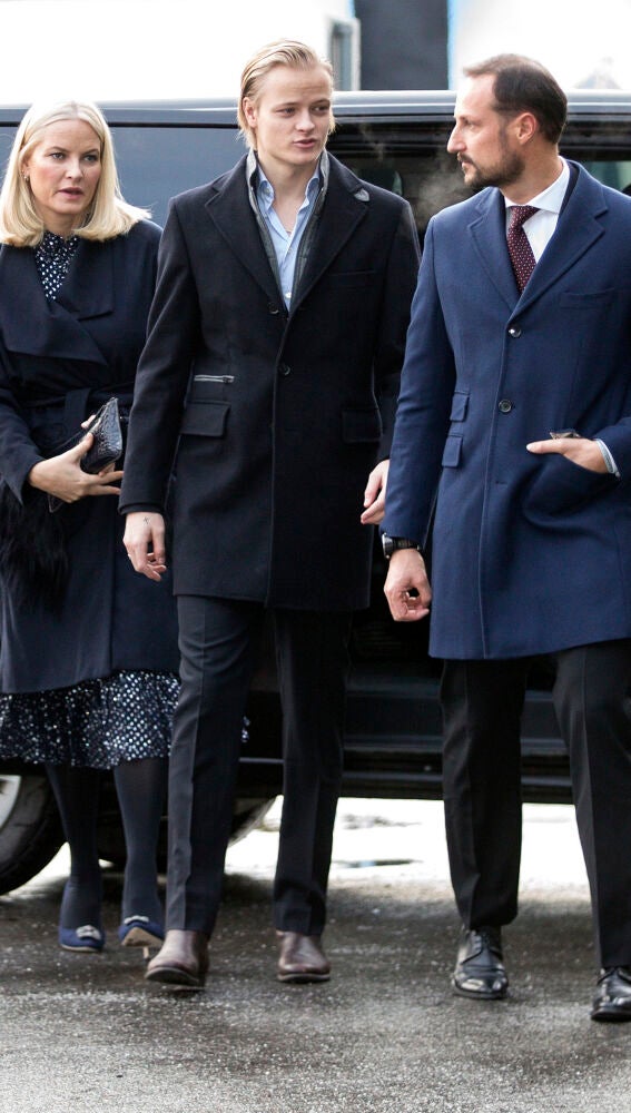 Mette-Marit, Marius Borg y el príncipe Haakon