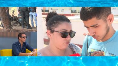 Los hermanos de Hugo, el menor asesinado en Isla Cristina: 