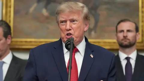El presidente de Estados Unidos, Donald Trump El presidente de Estados Unidos, Donald Trump