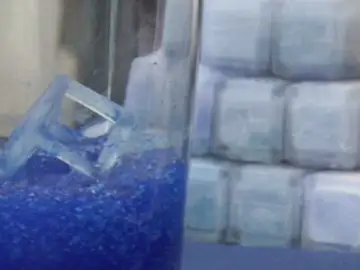 Aparato, en forma de cubito de hielo, que identifica la 'burundanga' Aparato, en forma de cubito de hielo, que identifica la 'burundanga'