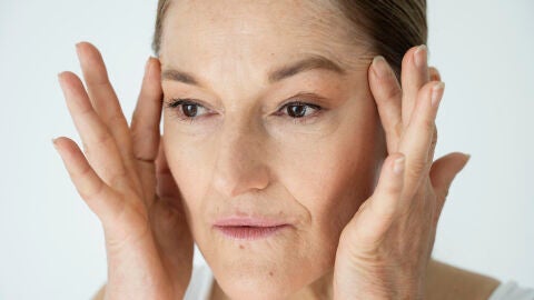 Mujer con arrugas