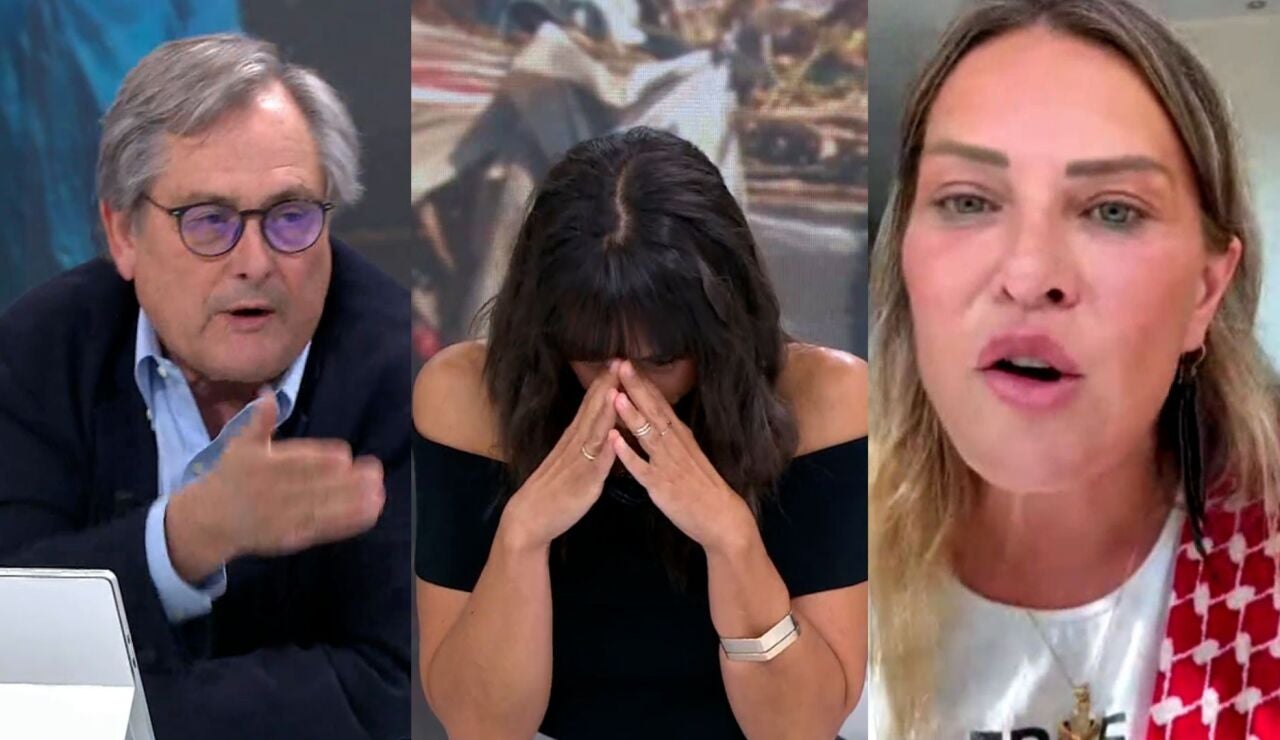 Cara a cara entre Paco Marhuenda y 'Barbie Gaza'