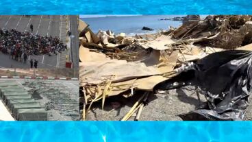 La playa del Trampol&iacute;n es desalojada 