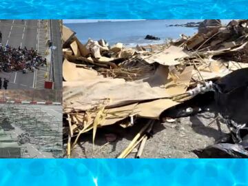 La playa del Trampol&iacute;n es desalojada 