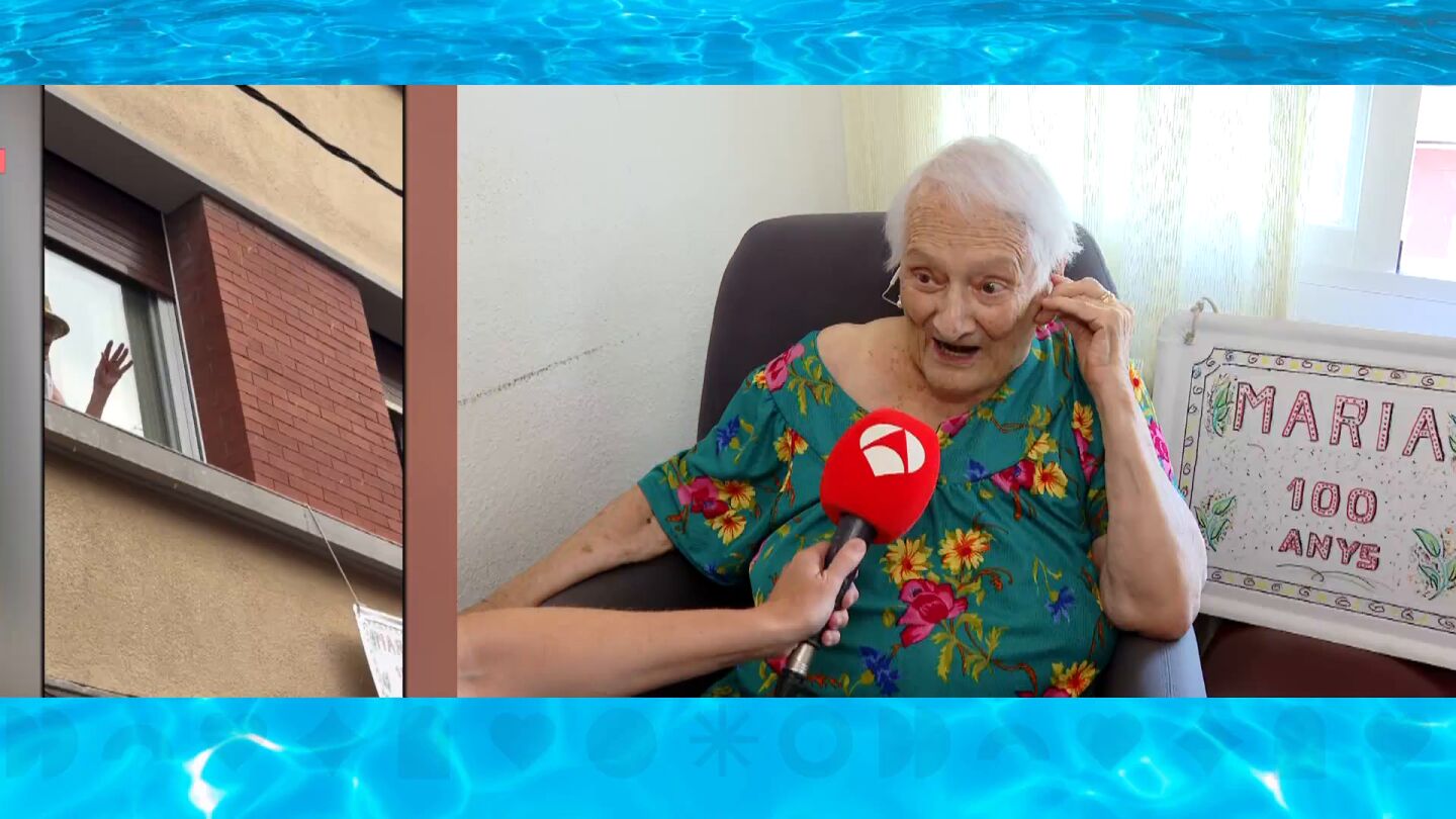 Mar&iacute;a cumple 100 a&ntilde;os y sus vecinos le preparan una sorpresa que ya es viral