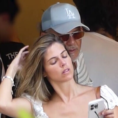 Alejandro Sanz y Stephanie Cayo