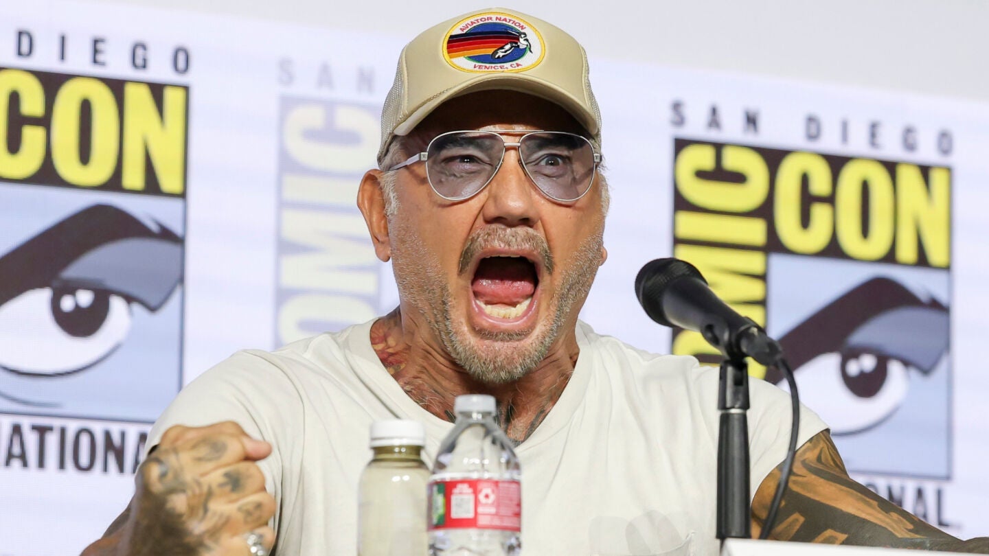 Dave Bautista en la Comic Con de San Diego