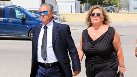 Maite Cadaval junto a su difunto marido Alberto