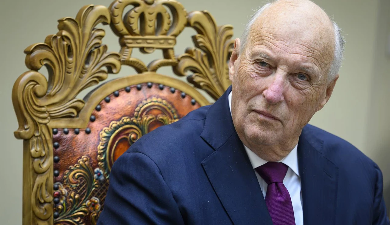 El rey Harald V de Noruega